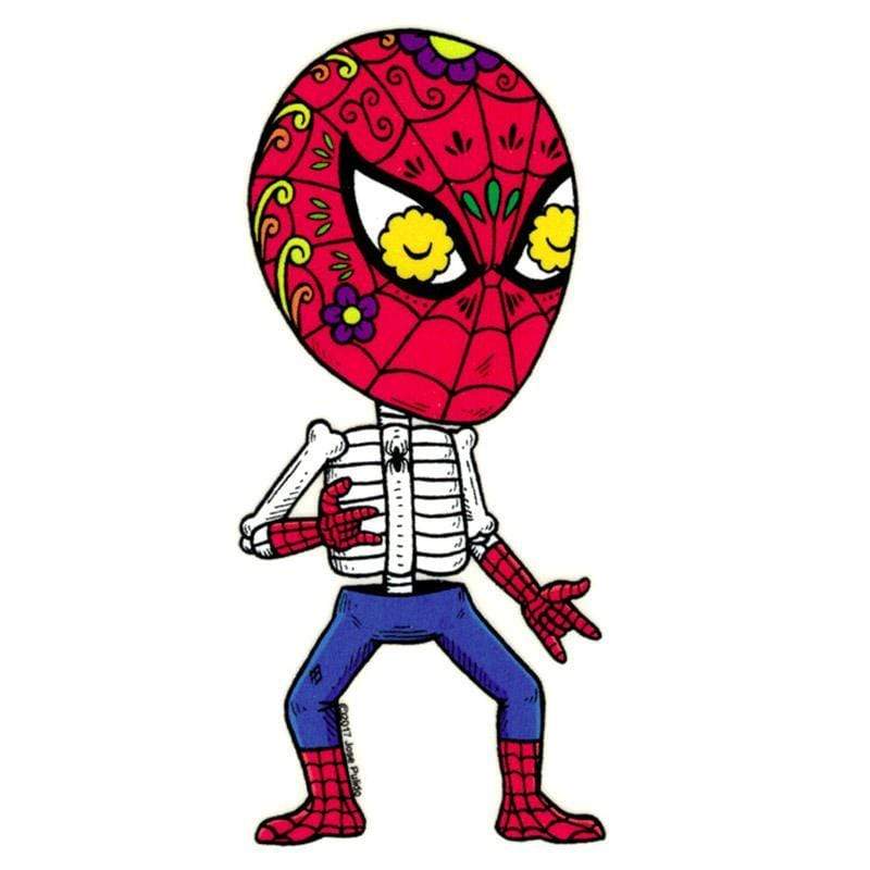 Day of the Dead Sticker: Spiderman Fresh Prints Of Ct Paper Products