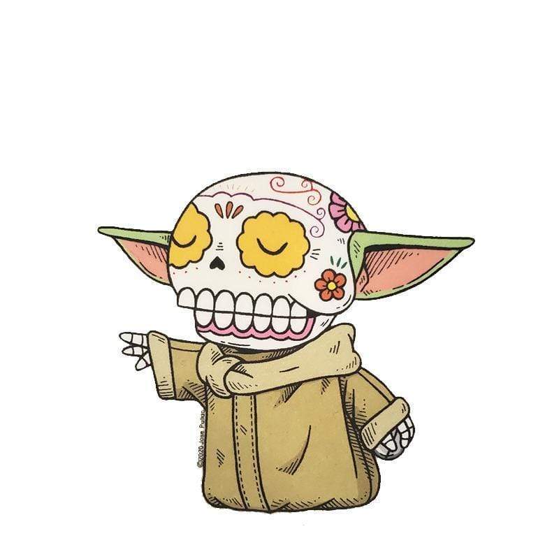 Day of the Dead Sticker: The Child/Baby Yoda Fresh Prints Of Ct Paper Products