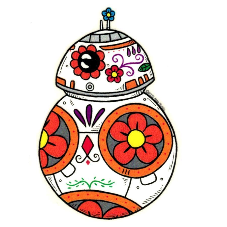 Day of the Dead Stickers: BB8 Fresh Prints Of Ct Paper Products