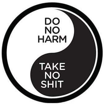 Do No Harm Take No Shit magnet Ephemera Home Decor/Kitchenware