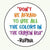 Don't be afraid to use all the colors in the crayon box magnet -RuPaul Ephemera Home Decor/Kitchenware