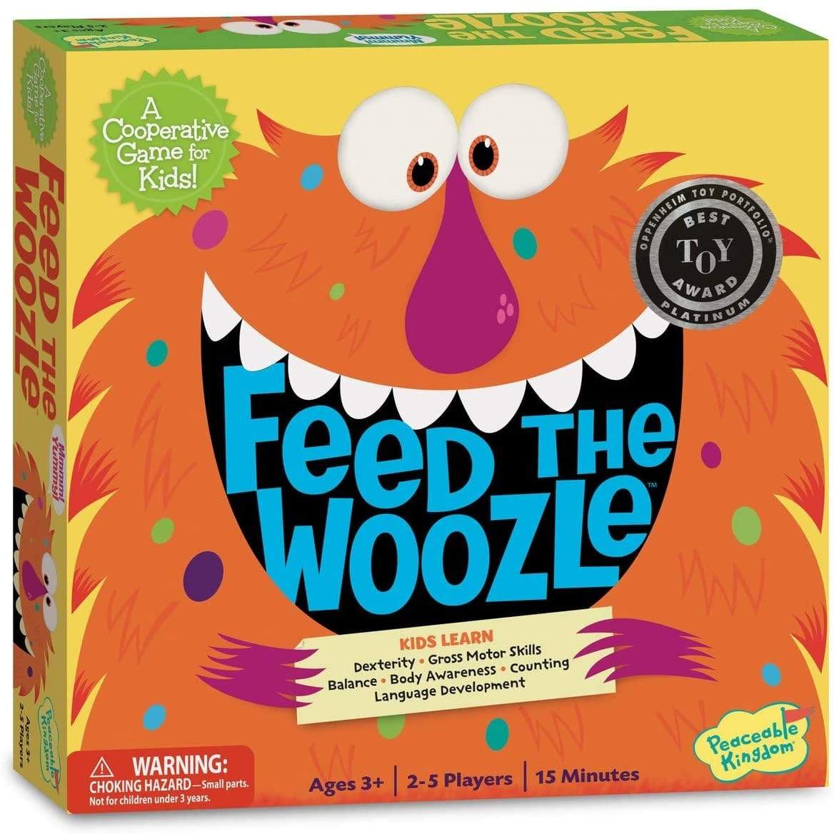 Feed the Woozle Peaceable Kingdom Board Games