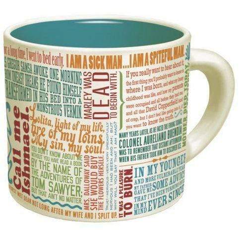 First Lines of Literature mug Unemployed Philosophers Guild Home Decor/Kitchenware