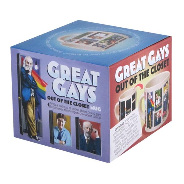 Great Gays Mug Unemployed Philosophers Guild Home Decor/Kitchenware