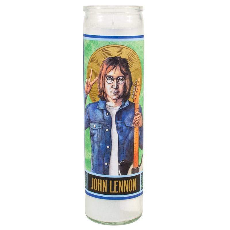 John Lennon Secular Saint Candle Unemployed Philosophers Guild Home Decor/Kitchenware