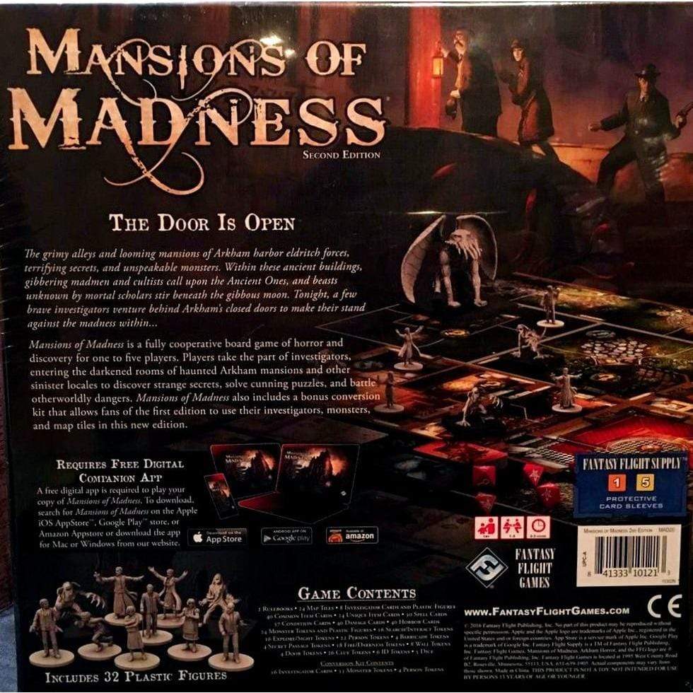 Mansions of Madness Fantasy Flight Games Board Games