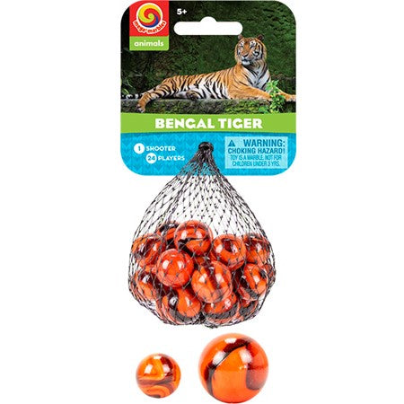 Marble Set: Bengal Tiger Mega Marbles Puzzles/Playthings