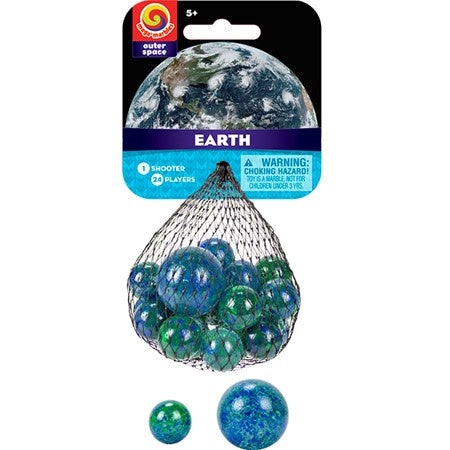 Marble Set: Earth Mega Marbles Puzzles/Playthings