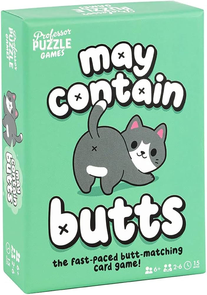 May Contain Butts Professor Puzzle Board Games