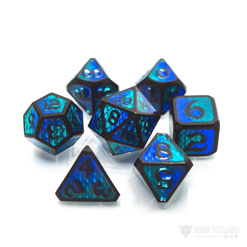 Metal Dice Set: Drakona Embers Sein Die Hard Dice Dice