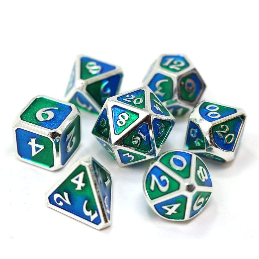 Metal Dice Set: Spellbinder Gaia Die Hard Dice Puzzles/Playthings