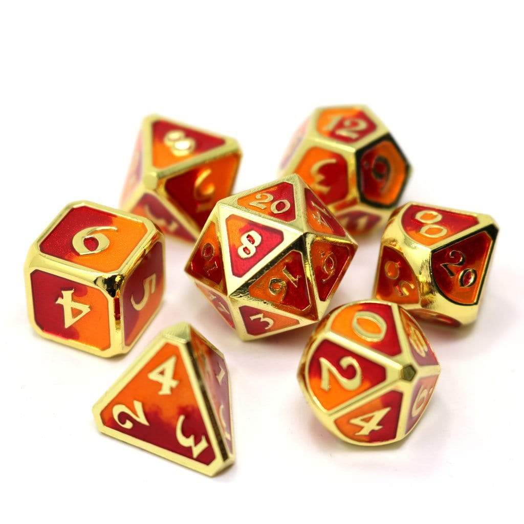 Metal Dice Set: Spellbinder Phoenix Die Hard Dice Puzzles/Playthings