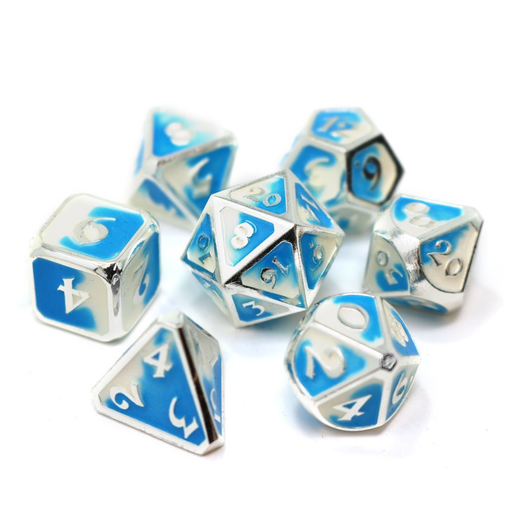 Metal Dice Set: Spellbinder Polar Vortex Die Hard Dice Puzzles/Playthings