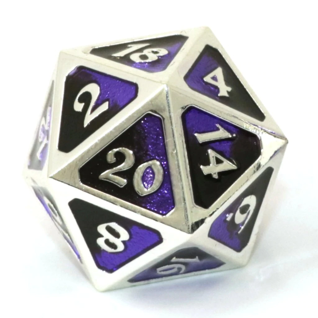 Metal Dire d20: Dark Arts Malice Die Hard Dice Dice