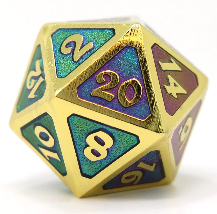 Metal Dire d20: Mythica Helios Die Hard Dice Dice