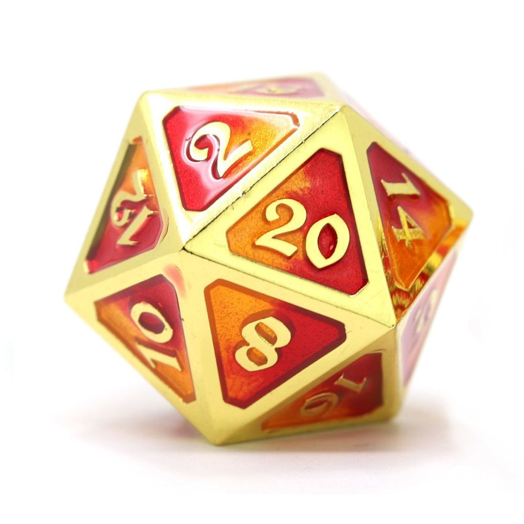 Metal Dire d20: Spellbinder Phoenix Die Hard Dice Dice