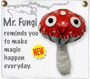 Mr. Fungi String Doll Keychain Kamibashi Clothing/Accessories