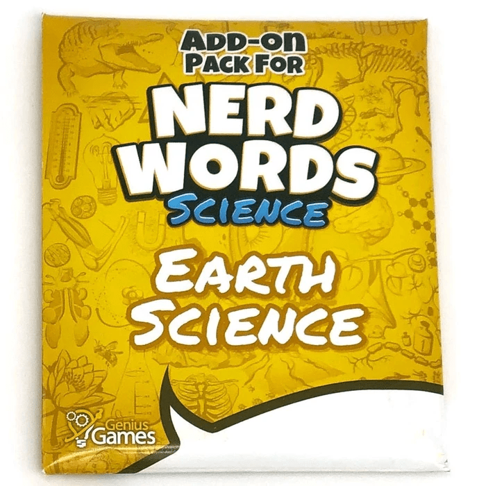 Nerd Words Science: Earth Science Add-On Genius Games Board Games