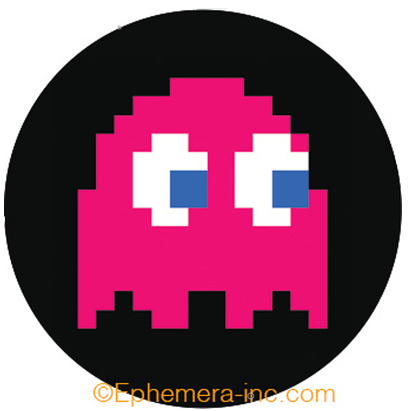 Pac-man ghost magnet Ephemera Home Decor/Kitchenware