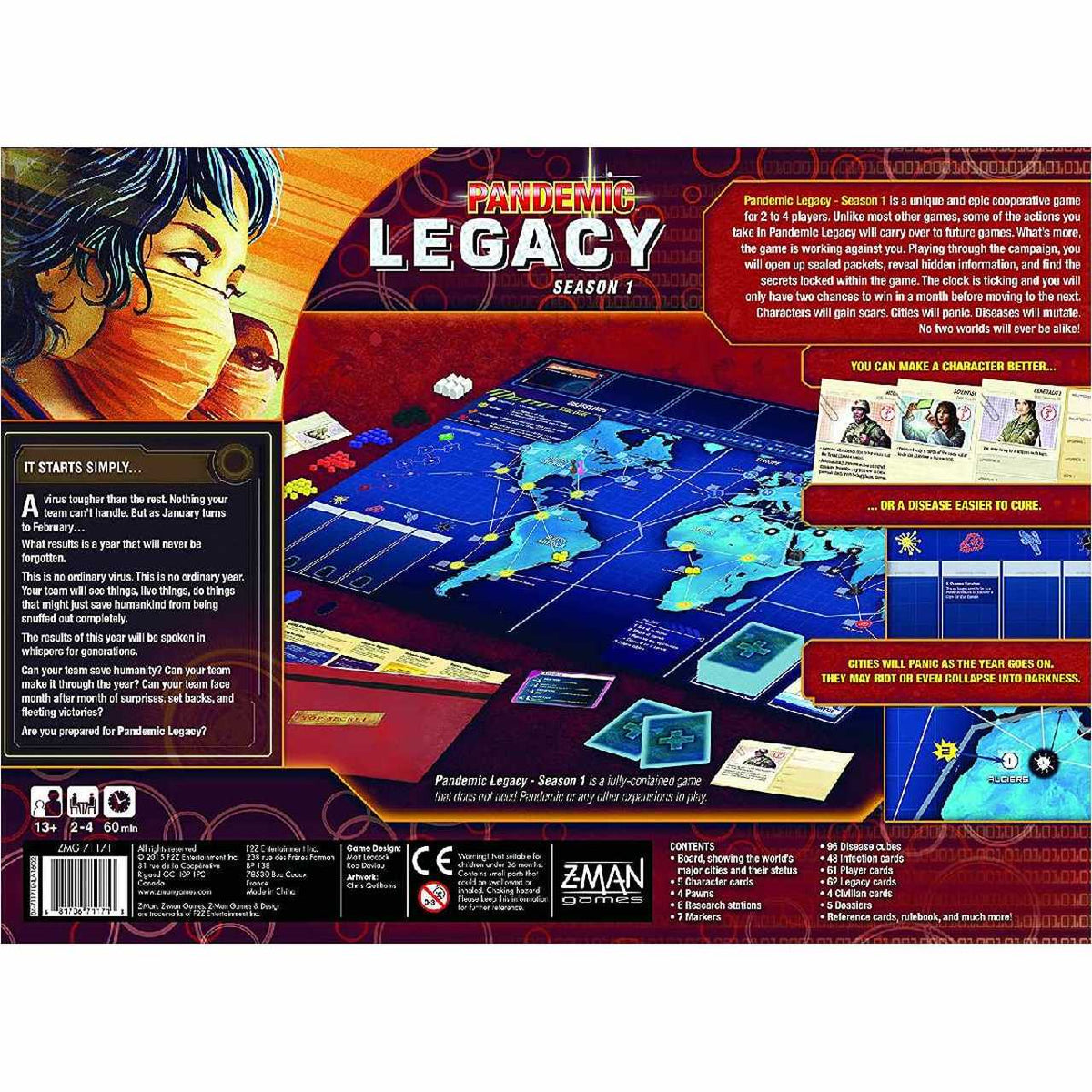 Pandemic Legacy: Season 1 (Red) - Nerd Herd