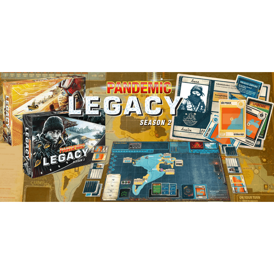 Pandemic Legacy: Season 2 (Yellow) Alliance Games Board Games