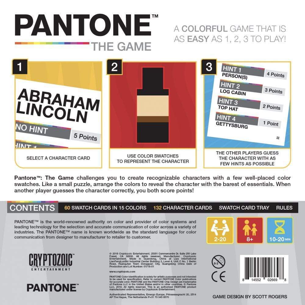 Pantone: The Game Alliance Games Board Games