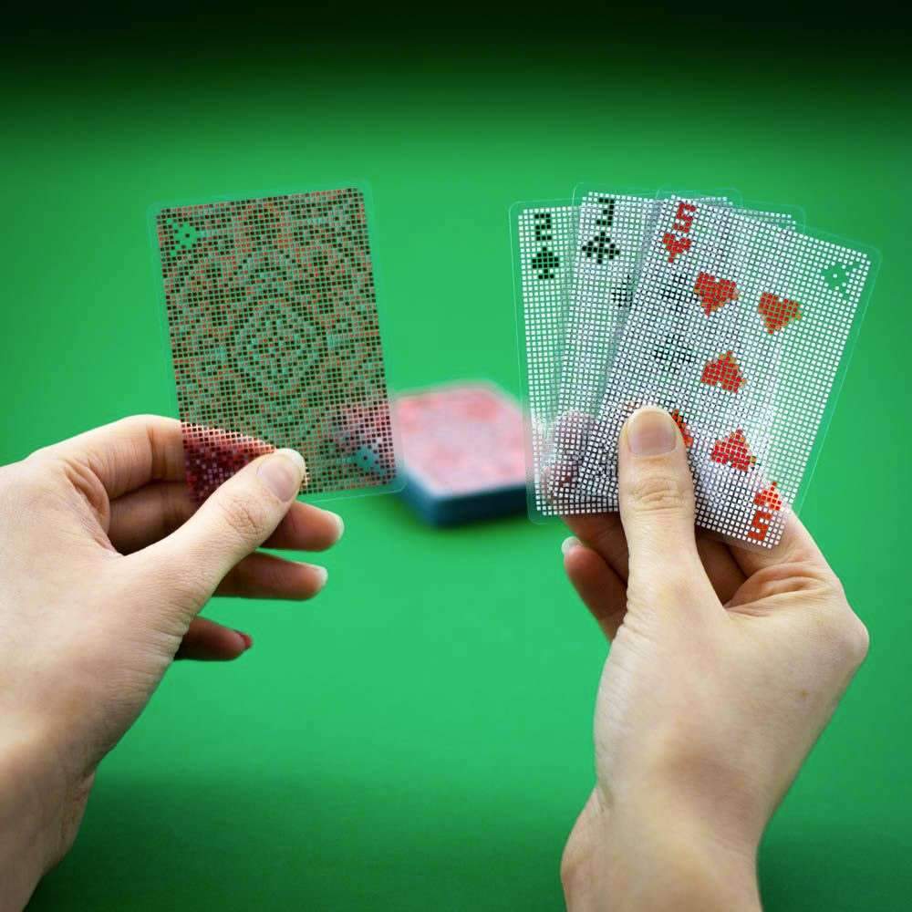 Pixel Playing Cards Kikkerland Puzzles/Playthings