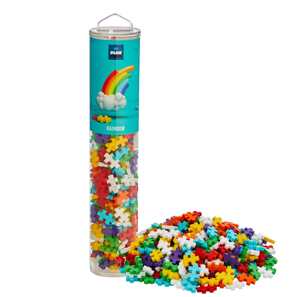 Plus-Plus: Rainbow 240 pc. Tube Plus-Plus Puzzles/Playthings