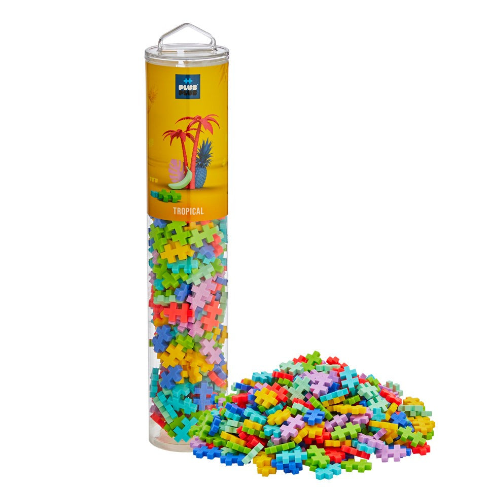 Plus-Plus: Tropical 240 pc. Tube Plus-Plus Puzzles/Playthings