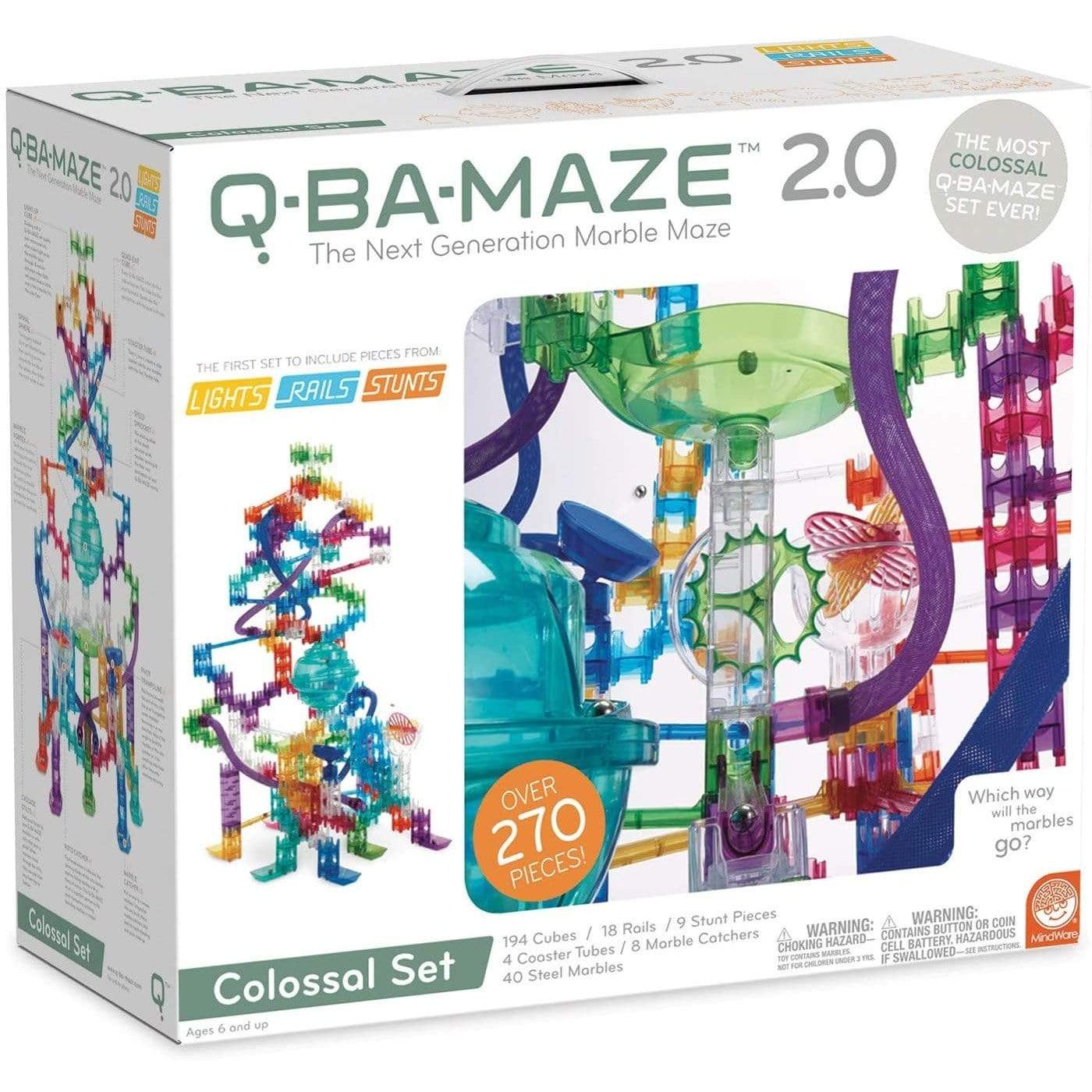 Q Ba Maze 2.0 Colossal Set Mindware Projects/Kits