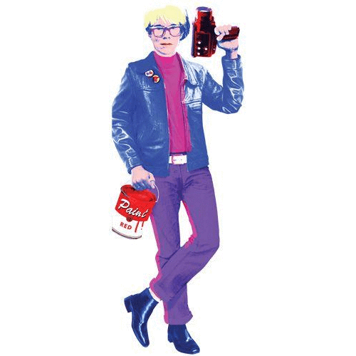 Quotable Notable: Andy Warhol card Unemployed Philosophers Guild Paper Products