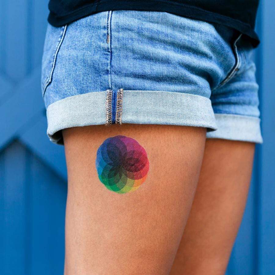 Rainbow Tattoo Set Tattly Art Supplies