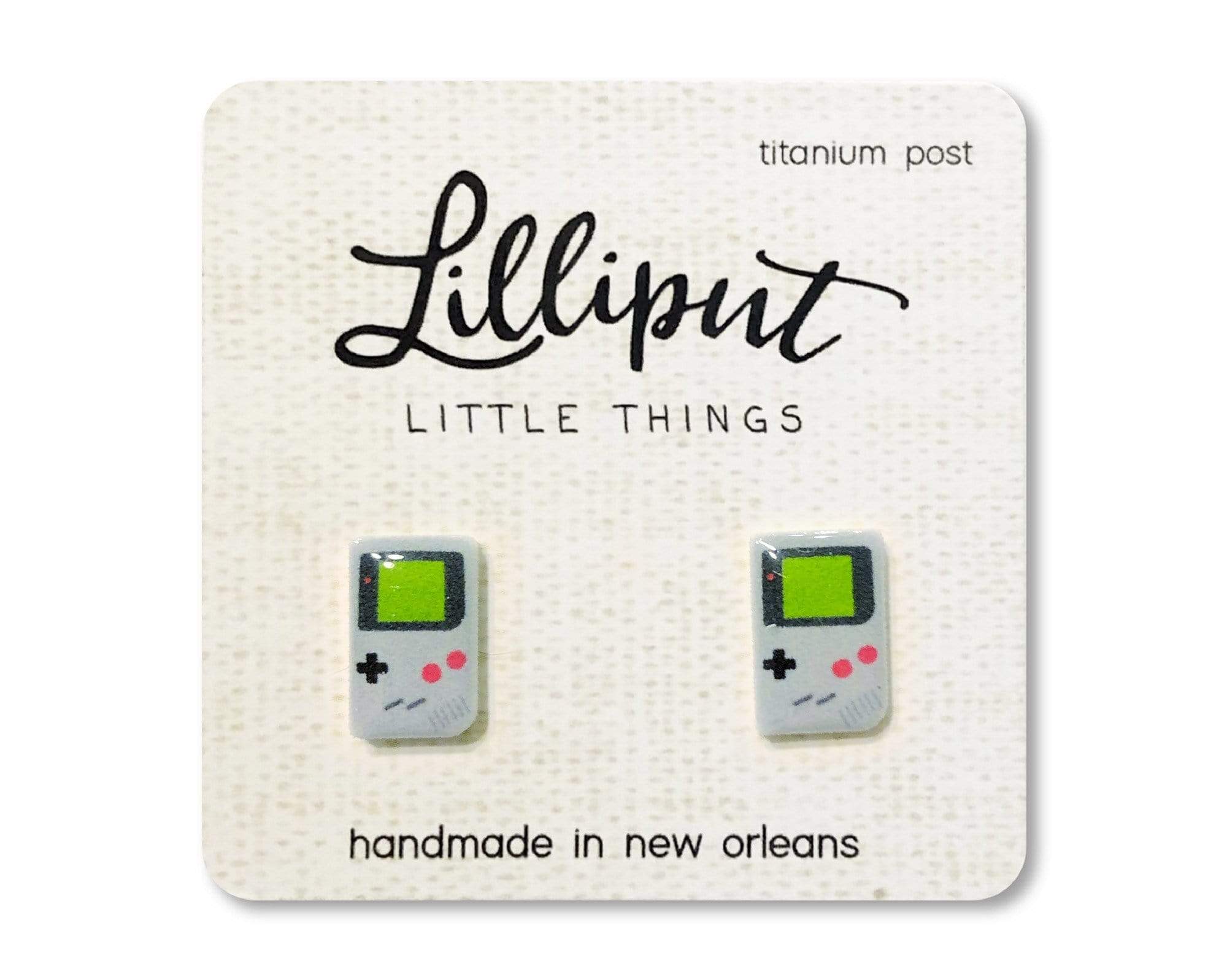 Retro Gameboy Earrings Lilliput Little Things Clothing/Accessories