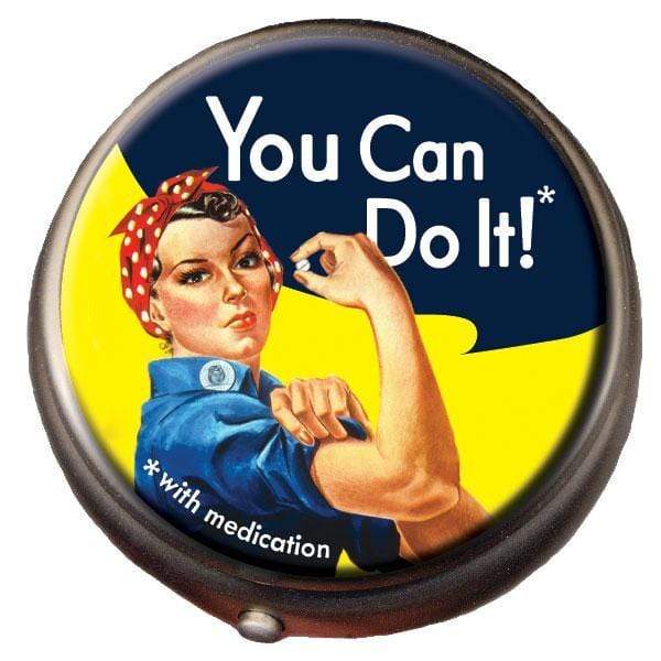 Rosie The Riveter Pill Box Unemployed Philosophers Guild Home Decor/Kitchenware
