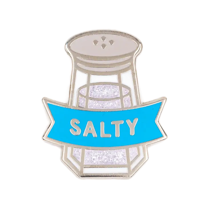Salty Enamel Pin These Are Things Clothing/Accessories