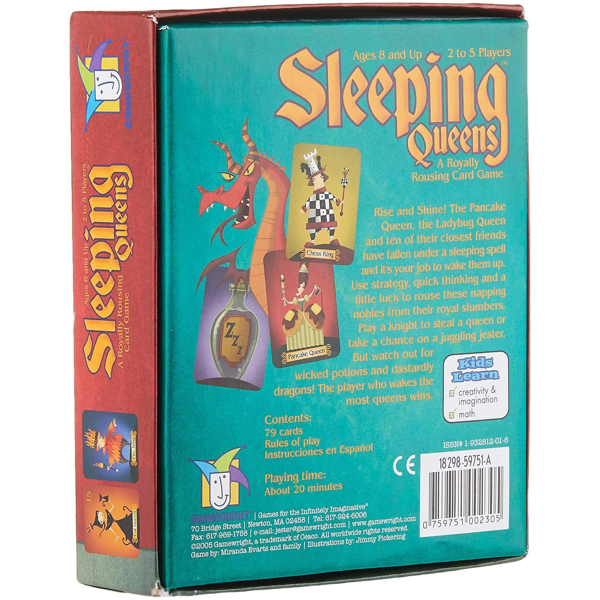 Sleeping Queens Gamewright Board Games