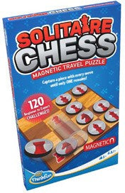 Solitaire Chess Magnetic Travel Puzzle Thinkfun Board Games