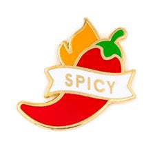 Spicy Pepper Enamel Pin These Are Things Clothing/Accessories