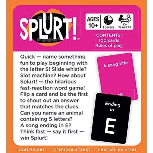 Splurt! Gamewright Board Games