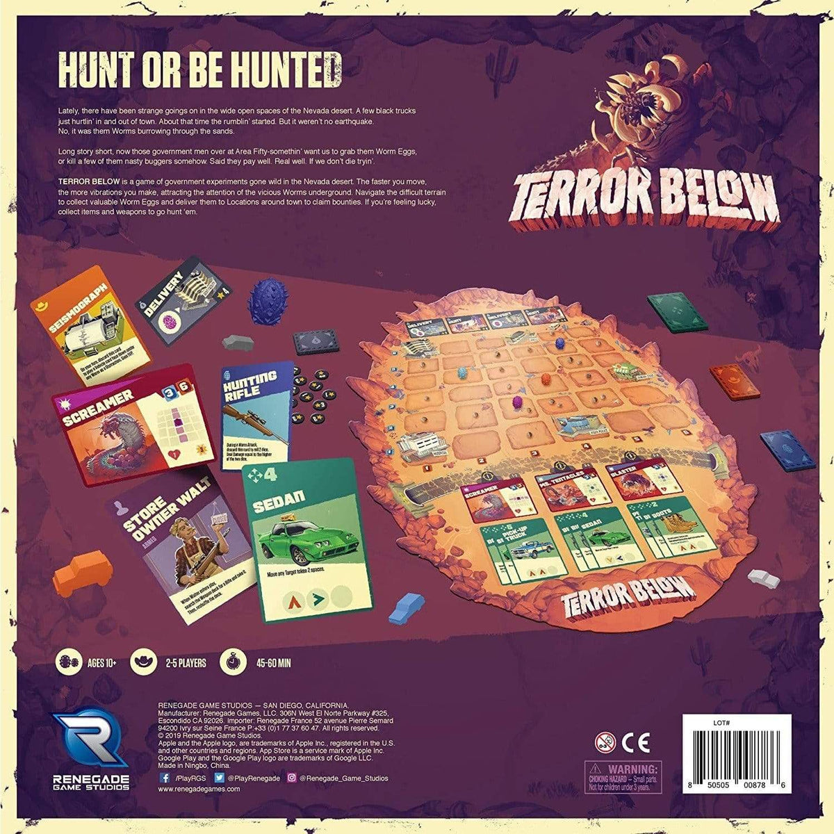Terror Below Renegade Games Board Games