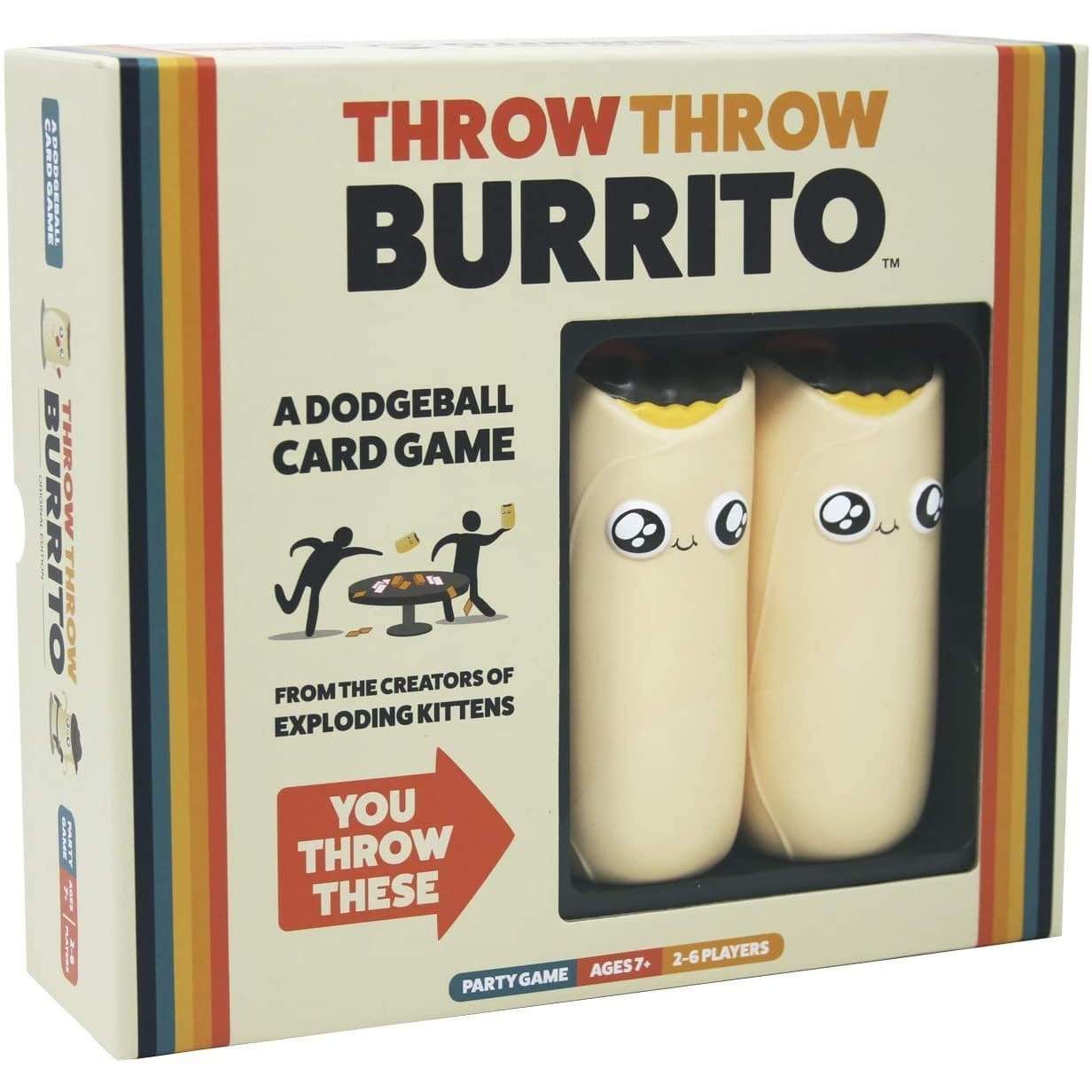 Throw Throw Burrito Exploding Kittens Games Board Games