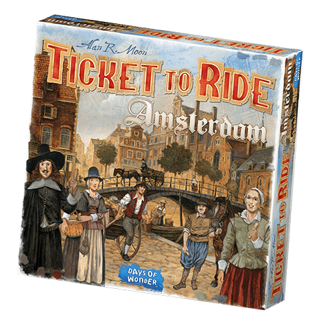 Ticket To Ride: Amsterdam Asmodee Board Games