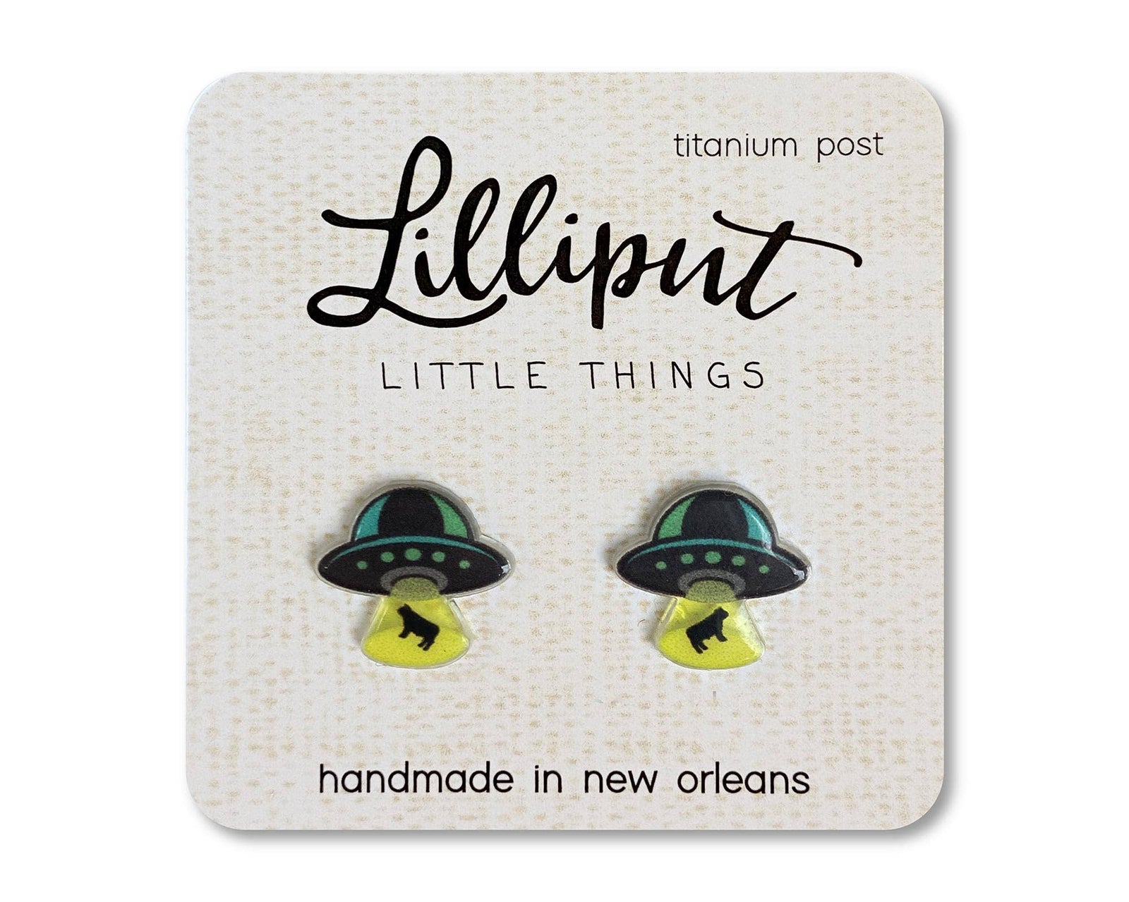UFO Earrings Lilliput Little Things Clothing/Accessories