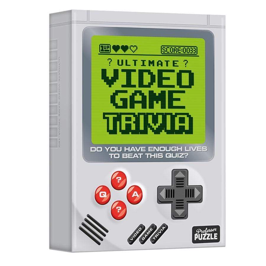 Video Game Trivia Professor Puzzle Board Games