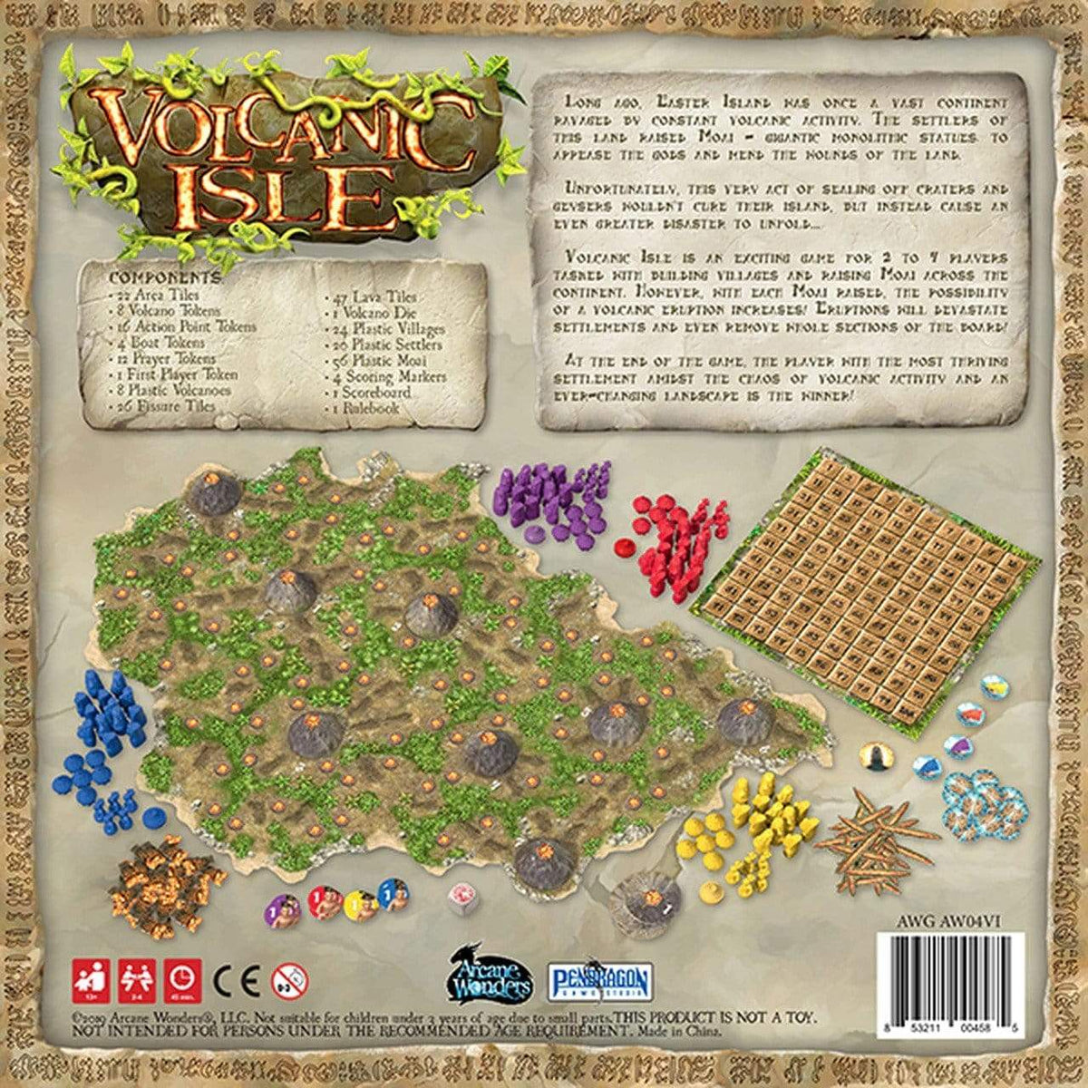 Volcanic Isle Alliance Games Board Games