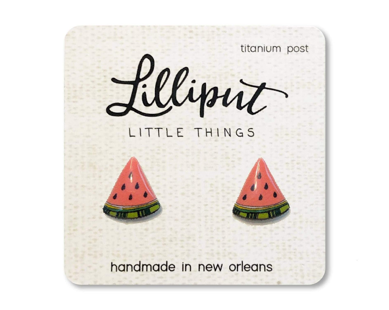 Watermelon Earrings Lilliput Little Things Clothing/Accessories