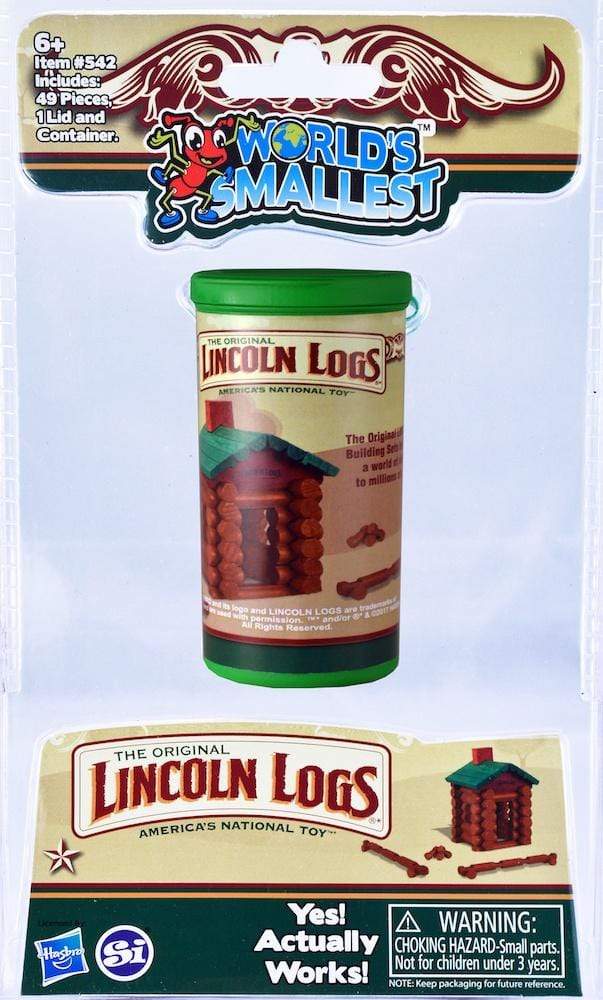 World's Smallest: Lincoln Logs Super Impulse Puzzles/Playthings